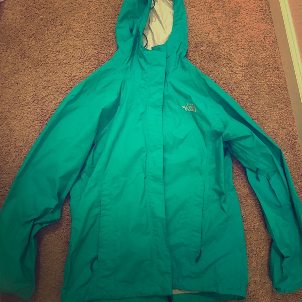 Teal north face